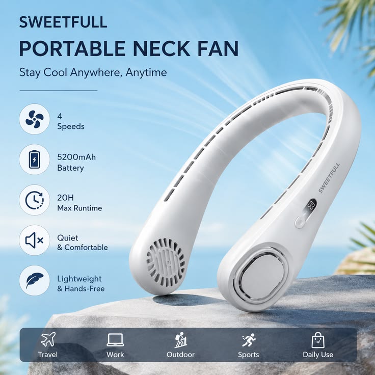 Vaneless Neck Hanging Fan